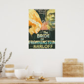 Vintager Horror Movie Poster - Braut Frankensteins (Küche)