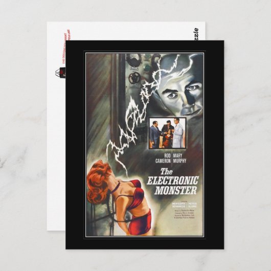 Vintager Horror - Postkarte (Vorne/Hinten)