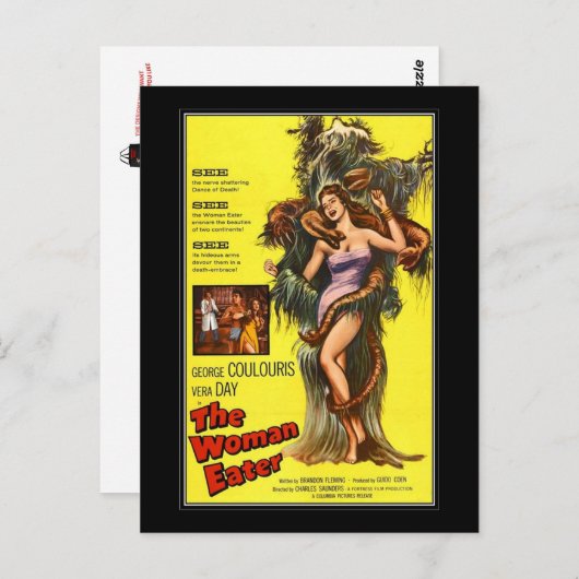 Vintager Horror - Postkarte (Vorne/Hinten)