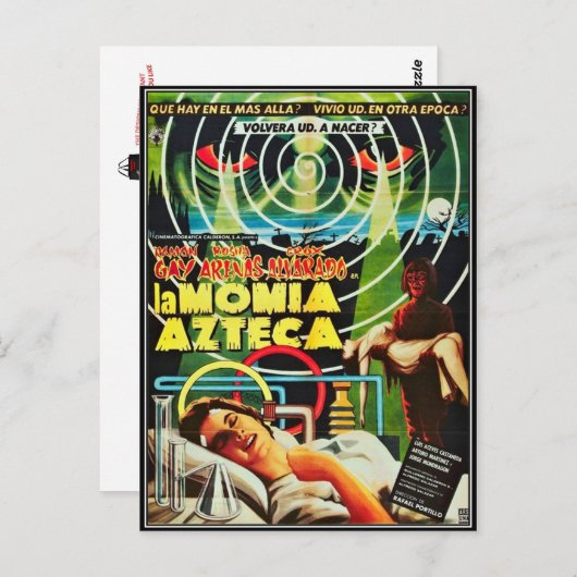 Vintager Horror - Postkarte (Vorne/Hinten)