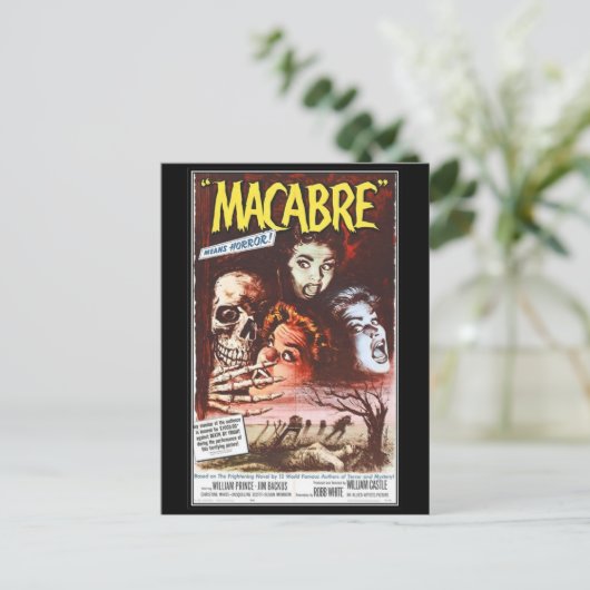 Vintager Horror - Postkarte (Stehend Vorderseite)