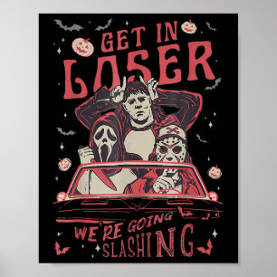 Vintager Horror Spooky Film Lover Retro Halloween Poster