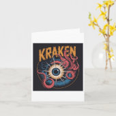 Vintager Horror Sticker2 Karte (Gelbe Blume)