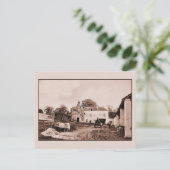 Vintager Hougoumont Farm, Waterloo Postkarte (Stehend Vorderseite)