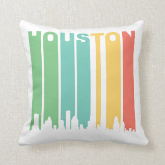 Vintager HoustonCityscape Kissen