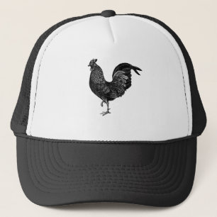 Vintager Huhn-Hut Truckerkappe