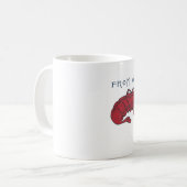 Vintager Hummer Kaffeetasse (Vorderseite Links)