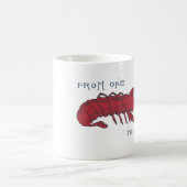 Vintager Hummer Kaffeetasse (Mittel)