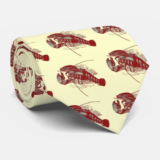 Vintager Hummer Krawatte (Gerollt)