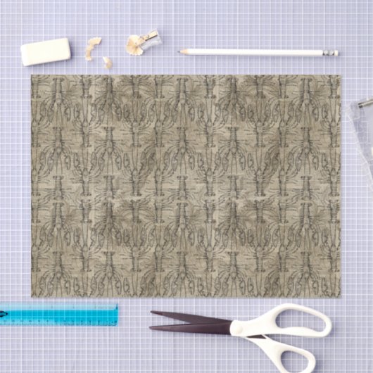 Vintager Hummer Seidenpapier (Handwerk)