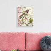 Vintager Hummingbird...gedehnte Leinwand (Insitu (Wohnzimmer))