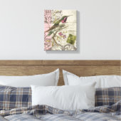 Vintager Hummingbird...gedehnte Leinwand (Insitu (Schlafzimmer))