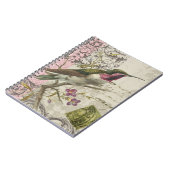 Vintager Hummingbird...Notizbuch Notizblock (Linke Seite)