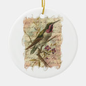 Vintager Hummingvogel Keramikornament (Vorne)