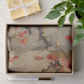 Vintager Hummingvogel mit Kirschblüten Dekoupage Seidenpapier (Geschenk)