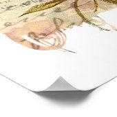 Vintager Hummingvogel Poster (Ecke)