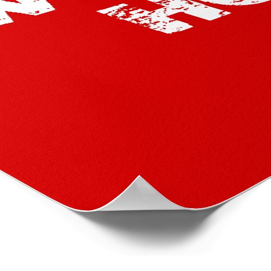 Vintager Hump Day Camel Poster (Ecke)