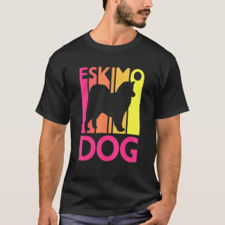 Vintager Hund American Eskimo Dog T-Shirt