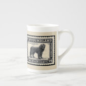 Vintager Hund aus Neufundland Porzellantasse (Rechts)