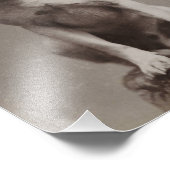 Vintager Hund Fotodruck (Ecke)