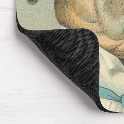 Vintager Hund Mousepad (Ecke)