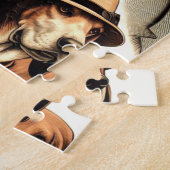 Vintager Hund nahtlos Puzzle (Seite)