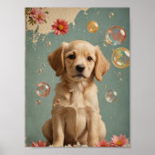 Vintager Hund Poster (Vorne)