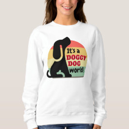 Vintager Hund Sweatshirt