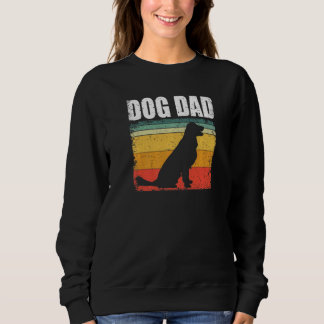 Vintager Hund Vater Golden Golden Dog Sweatshirt