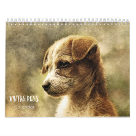 Vintager Hundekalender 2023 Kalender