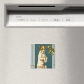Vintager Hundemagnet für Feiertage Magnet (In Situ (Geschirrspüler))