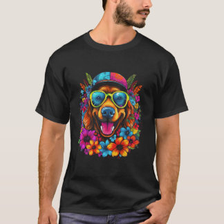 Vintager Hundestil T-Shirt