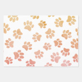 Vintager Hundetext Geschenkpapier Set (Vorderseite)