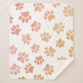 Vintager Hundetext Sherpadecke (Vorderseite)