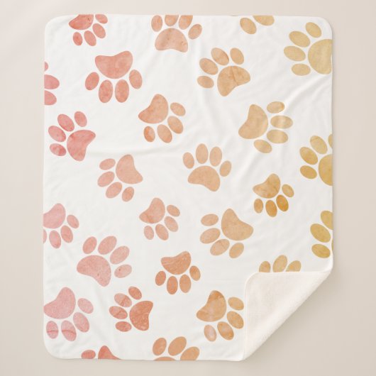 Vintager Hundetext Sherpadecke (Vorderseite)