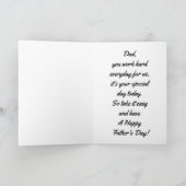 Vintager Hundewuchs Karte (Innenseite)