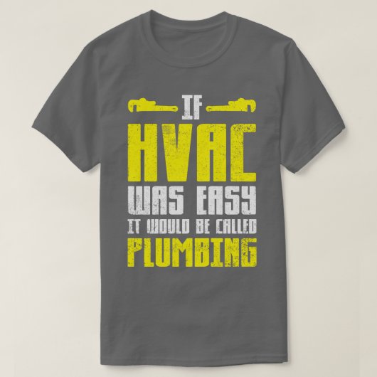 Vintager HVAC-Techniker T-Shirt (Design vorne)