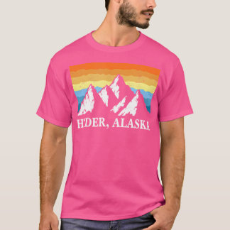 Vintager Hyder Alaska Bergwandern Souvenir T-Shirt