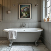 Vintager Hydrangea-Druckwand Kunst Poster