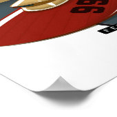 Vintager Hydroplane-Verband Poster (Ecke)