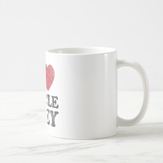Vintager i-Liebe-Onkel Joey Kaffeetasse (Rechts)