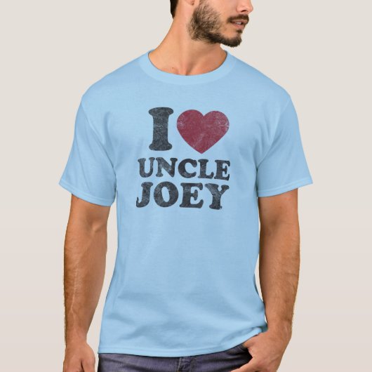 Vintager i-Liebe-Onkel Joey T-Shirt (Vorderseite)