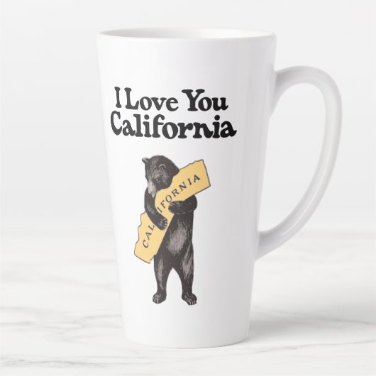 Vintager "I Liebe You, California Bear" Milchtasse (Rechts)