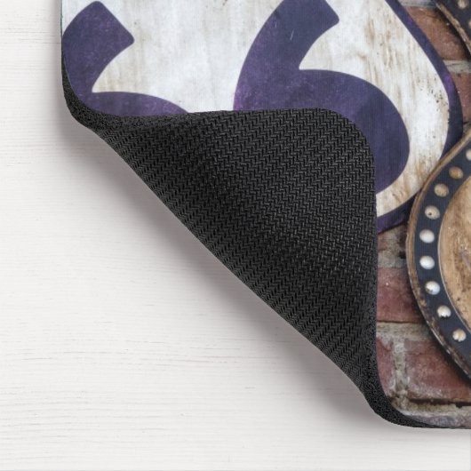 Vintager Iconic Weg 66 Mousepad (Ecke)