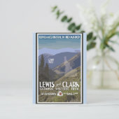 Vintager Idaho Lemhi Pass Postkarte (Stehend Vorderseite)