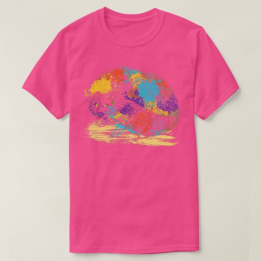 Vintager Igel T-Shirt (Design vorne)
