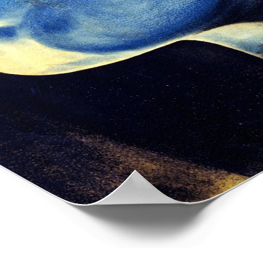 Vintager Ikonenfilm Poster (Ecke)