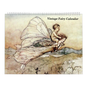 Vintager Illustrationskalender Kalender