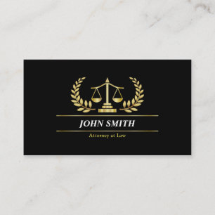 Vintager Imitat-Goldwaage-Lorbeer-beruflicher Visitenkarte