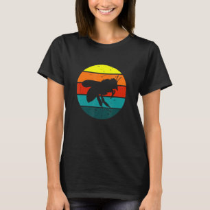 Vintager Imker Retro Honey Bee Sunset T-Shirt